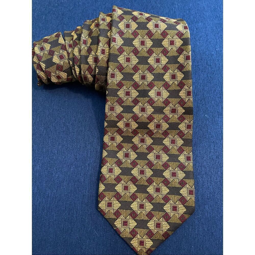Vintage Robert Talbott Nordstrom Men’s Geometric Style Silk Tie